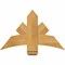 Ekena Millwork Alberta Rough Sawn Timber Gable Bracket, Western Red Cedar, 36"W x 23"H x 6"D x 6"F, 15/12 Pitch GBW036X23X0606ALB00RWR - alternate 1
